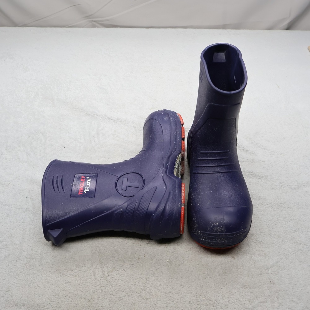 Tingley Flite Unisex M5 W7 Rain Boots Blue Slip Resistant Waterproof Utility